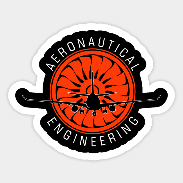 aeronautical engineering, airplane, aerospace engineer design Sticker by PrisDesign99